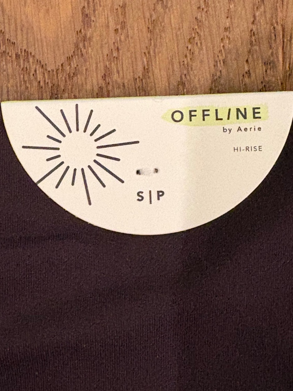 NWT Aerie Offline The Hugger Leggings Dark Brown Size S - Picture 4 of 8